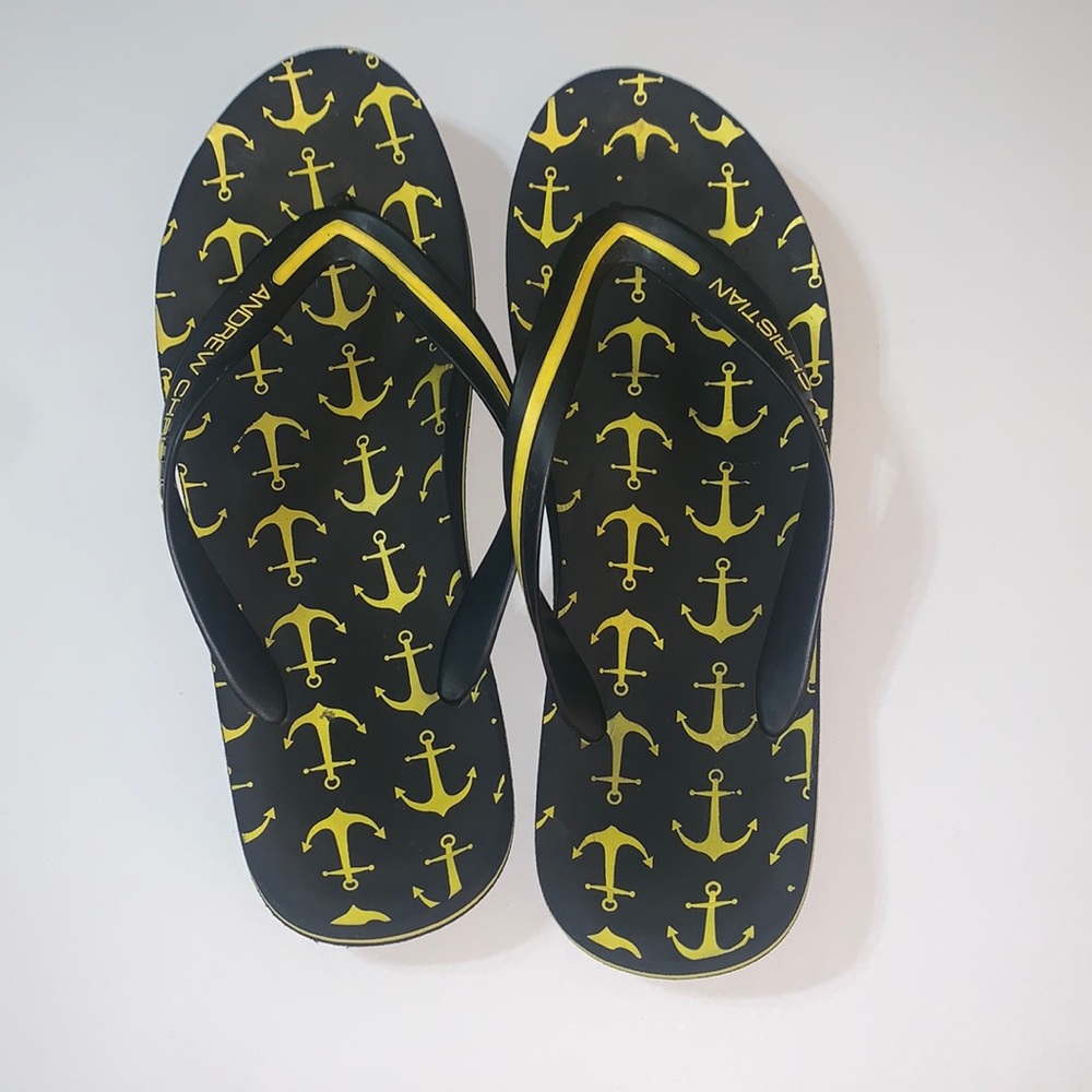 Andrew Christian flip flops